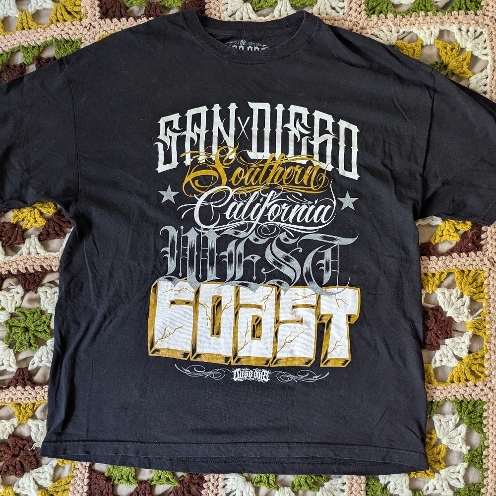 Dyse-One T-Shirt San Diego West Coast Size XXL Oversized Graffiti Chicano